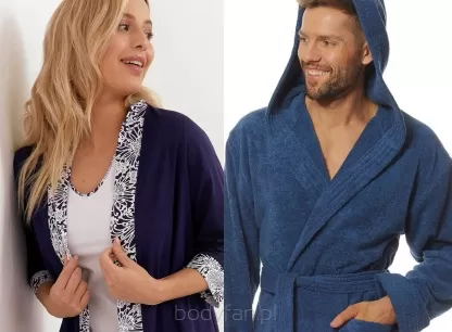 szlafroki bawełniane