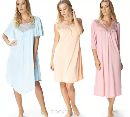 koszule nocne jedwab wiskozowy